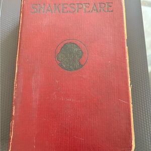 Red Shakespeare Book